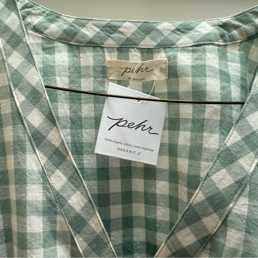 Pehr Gingham Caftan Dress - Picture 3 of 3